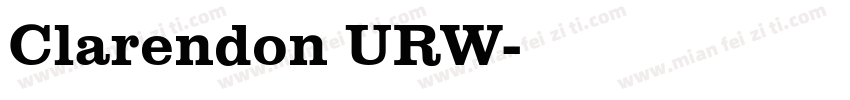 Clarendon URW字体转换